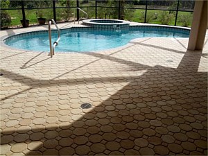 Natural Stone Pool Deck Planning, Tampa, FL